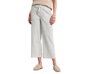 Street One Gestrefite Wide Leg Pantaloni off White 36