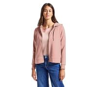 Street One Giacca con Cappuccio da Donna con Nastro Decorativo, Faded Rose, 44