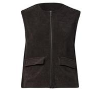 STREET ONE Gilet in maglia marrone scuro Donna - Abbigliamento - Taglie comode - Pullover e cardigan - Cardigan STREET ONE L