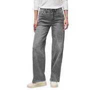 Street One Jeans Wide Leg Light Grey Random Washed 31