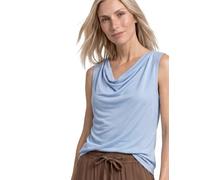 Street One Look Seta Top con Scollo a Cashmere Blu 46