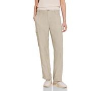 Street One LS_Cargo HW Straight Leg Pantaloni, Touch of Sand, 36W x 30L Women's