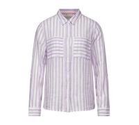 Street One Ls Striped Shirtcollar Blouse - Camicia A Righe Lilla - Taglia 40