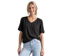 Street One Maglietta a Maniche Corte con Scollo a V, Nero, 34