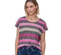 Street One Maglietta a Righe Espresso Brown 42