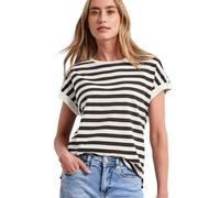 Street One Maglietta a Righe Espresso Brown 46