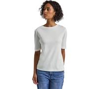 Street One Maglietta Basic con Arricciatura off White 42