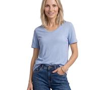 Street One Maglietta Basic con Scollo a V Cashmere Blue 40