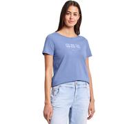 Street One Maglietta Basic con Stampa Drift Blue 36