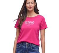 Street One Maglietta Basic con Stampa Magenta Dream 38
