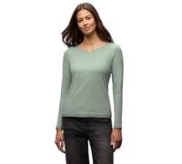 Street One Maglietta Basic con Struttura a Costine Dark Serene Green 34
