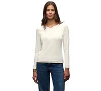 Street One Maglietta Basic con Struttura a Costine off White 40