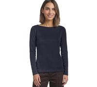 Street One Maglietta basic da donna con scollo a barca | indaco notte 40