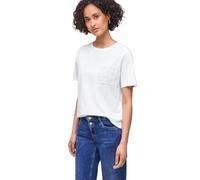 Street One Maglietta con Tasca a Crochet off White 36