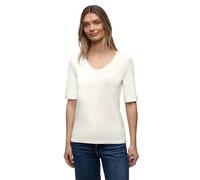 Street One Maglietta con Turn-Up off White 44