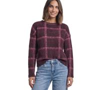 Street One Maglietta da donna a maniche lunghe con scollo rotondo e motivo | Rustico rosso 36