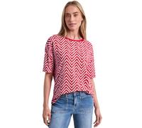 Street One Maglietta Girocollo con Stampa all-Over Salsa Rossa 38