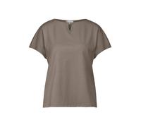 Street One 3226600 Maglietta con Taglio, Dark Tumbled Beige, 44 Donna