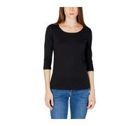 Street One - Magliette nera a manica 3/4 e scollo rotondo - - Tops - Donna - Nero - XL