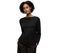 Street One Maglione con Orlo Arrotolato Nero 40