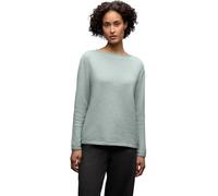 Street One Maglione con Orlo Arrotolato Nile Blue Mel. 34
