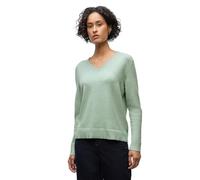 Street One Maglione da Donna con Scollo a V, Serene Green Mel., 44
