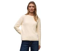 Street One Maglione in ciniglia, Morbido, Beige, 34
