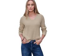 Street One Maglione in Tinta Unita Cotone Beige 36