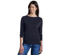 Street One Maglione Lavorato a Maglia Morbido, Blu Profondo, 44