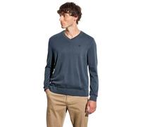 Street One MEN 3008664 Maglione Basic con Scollo a V, Blu Polvere, XL Uomo