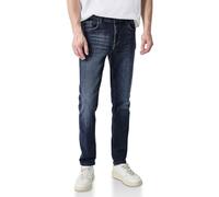 Street One MEN 3714057 Jeans Slim Fit, Indigo Blue Wash, 36W x 30L Uomo