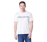 Street One Men Maglietta con Logo Stampato Bright White XXL