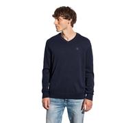 Street One MEN Maglione Basic con Scollo a V Nightside Blue S