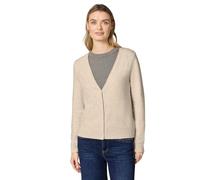 Street One Morbido Scollo a V Cardigan Cotton Beige Mel. 44