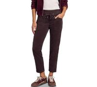 Street One Pantaloni da Donna Slim Leg in Velluto a Coste, vestibilità Larga, 3818674, Ruby Vine, 46W x 28L