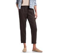 Street One Pantaloni in Lino con Fibbia Espresso Brown 44
