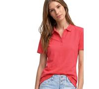 Street One Polo a Maniche Corte con Struttura a Costine Sunset Rosso 42