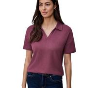 Street One Polo in Tinta Unita Dark Clouded Blush 34
