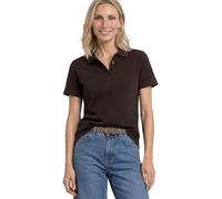 Street One Polo in Tinta Unita Espresso Brown 34