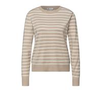 Street One Maglione a Righe Cotone Beige 46