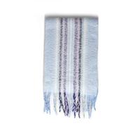 Street One Sciarpa a righe da donna, Azzurro chiaro, A