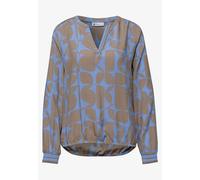 Street One Splitneckvblouse Blu - Taglia 40 Abbigliamento Donna Camicie