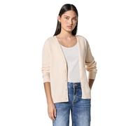Street One Studio 2515406 Cardigan con Scollo a V, Beige Morbido, 52 Donna