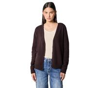 Street One Studio 2515406 Cardigan con Scollo a V, Vino Vellutato, 50 Donna