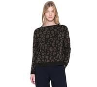 Street One Studio 3016990 Cosy Leo Pullover, Nero, 50 Donna