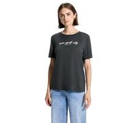 Street One Studio 3227705 Maglietta con Wording, Shore Grey, 48 Donna