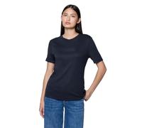 Street One Studio 3228124 Camicia Basic a Maniche Corte, Blu Scuro, 42 Donna