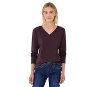 Street One Studio 3231228 Maglietta a Maniche Lunghe con Scollo a V e Pizzo Donna (Pacco da 1)