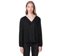 Street One Studio 3412519 Camicetta con Scollo a V con Bottoni, Nero, 48 Donna
