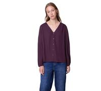 Street One Studio 3412519 Camicetta con Scollo a V con Bottoni, Royal Plum, 48 Donna